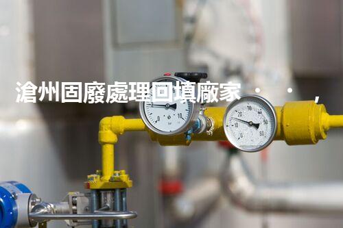 滄州固廢處理回填廠家，靠譜不？快來瞧瞧！